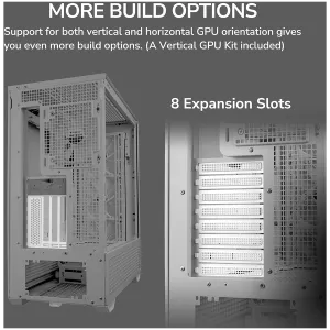 COUGAR MX600 PC Case, Mid Tower, White