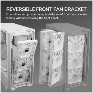 COUGAR MX600 PC Case, Mid Tower, White