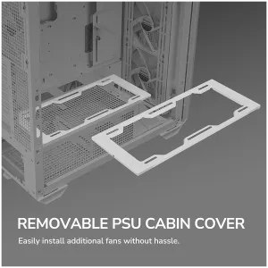 COUGAR MX600 PC Case, Mid Tower, White