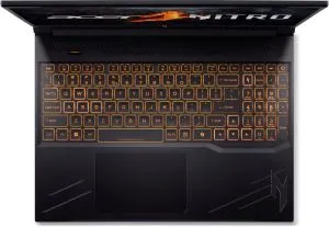 Лаптоп Acer Nitro 16, ANV16-71-76BW, Intel Core i7-14650HX (up to 5.2GHz, 30MB), 16" FHD IPS up to 165Hz SlimBezel, 16GB DDR5 (1 slot free), 512GB PCIe NVMe SSD, GeForce RTX 4050 6GB GDDR6, Wi-Fi 6 AX201+BT5.2, Killer E2650, HD Cam, KB Backlight, No OS, B