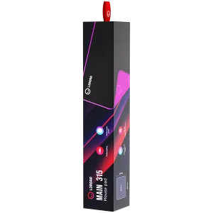 Lorgar Main 315, Gaming mouse pad, High-speed surface, Purple anti-slip rubber base, size: 500mm x 420mm x 3mm, weight 0.39kg
