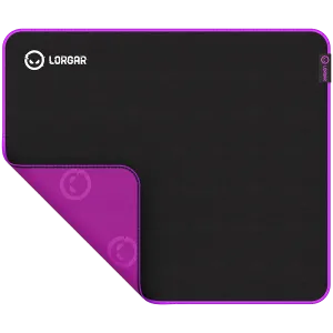 Lorgar Main 315, Gaming mouse pad, High-speed surface, Purple anti-slip rubber base, size: 500mm x 420mm x 3mm, weight 0.39kg