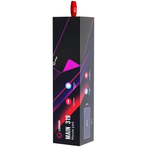 Lorgar Main 319, Gaming mouse pad, High-speed surface, Purple anti-slip rubber base, size: 900mm x 360mm x 3mm, weight 0.6kg