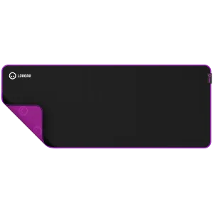 Lorgar Main 319, Gaming mouse pad, High-speed surface, Purple anti-slip rubber base, size: 900mm x 360mm x 3mm, weight 0.6kg