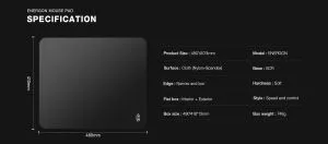 Lamzu Gaming Mousepad Energon - SCR Base, 480 x 410 mm