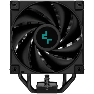 DeepCool AK400 ZERO DARK PLUS, CPU Air Cooler, 2x120mm FDB PWM Fan, Core Touch Technology 2.0, 4 Heatpipes, LGA1851/1700/1200/115x, AMD AM5/AM4, 127x123x155 mm(LxWxH), 3Y, R-AK400-BKNNMD-G-1
