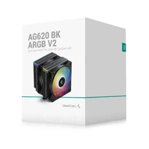 DeepCool охладител CPU Cooler AG620 BK - Addressable RGB V2, Dual-Tower - LGA1851/AM5