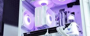 DeepCool CPU Cooler AG400 White - Addressable RGB V2 - LGA1851/AM5