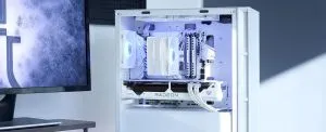 DeepCool CPU Cooler AG400 White - Addressable RGB V2 - LGA1851/AM5
