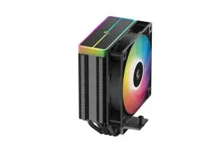 DeepCool CPU Cooler AG400 Black - Addressable RGB V2 - LGA1851/AM5