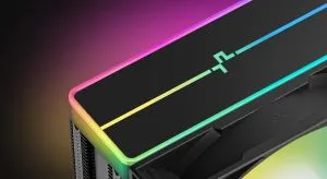 DeepCool CPU Cooler AG400 Black - Addressable RGB V2 - LGA1851/AM5
