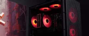 DeepCool CPU Cooler AG400 Black - Addressable RGB V2 - LGA1851/AM5