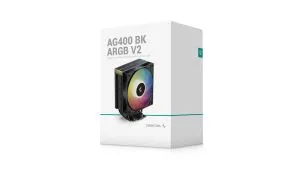 DeepCool CPU Cooler AG400 Black - Addressable RGB V2 - LGA1851/AM5