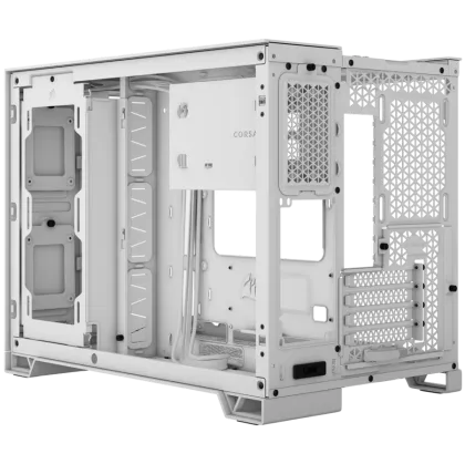 Corsair 2500X Tempered Glass mATX Mid-Tower, White