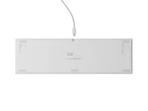 Клавиатура Genesis Mechanical Gaming Keyboard Thor 404 White RGB Backlight Gateron Peach Silent, US Layout