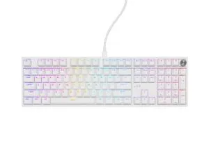 Клавиатура Genesis Mechanical Gaming Keyboard Thor 404 White RGB Backlight Gateron Peach Silent, US Layout