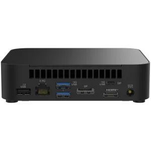 ASUS NUC 14 Essential/RNUC14MNK1500002/N150 Processor/1xDDR5-4800 SO-DIMM/5xUSB Type-A/2xUSB Type-C/3.5mm jack/ M.2 22x80 NVMe and SATA SSD/2,5Gbe LAN/1xHDMI/ 1x DP/no Storage/no RAM/WiFI6E AX211/no OS/EU Cord/Slim Kit(L6)/EAN:4711387783078