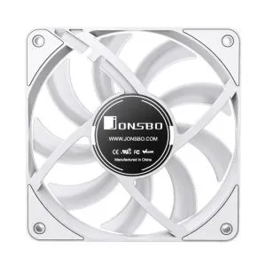 Вентилатор Jonsbo HF1215 Slim PWM, ARGB, 120x120x15, Бял