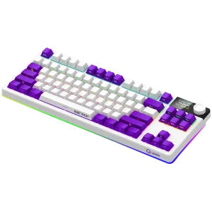 LORGAR KBP70TKLW, Wireless TKL Mechanical Gaming Keyboard Pro, White, EN layout