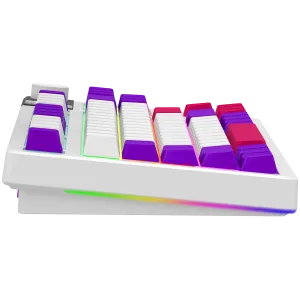 LORGAR KBP70TKLW, Wireless TKL Mechanical Gaming Keyboard Pro, White, EN layout