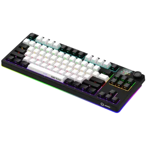LORGAR KBP70TKLW, Wireless TKL Mechanical Gaming Keyboard Pro, Black/red, EN layout