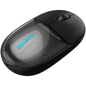 CANYON mouse OnClick 24 BT/ Wireless Transparent/Black