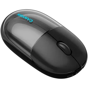 CANYON mouse OnClick 24 BT/ Wireless Transparent/Black