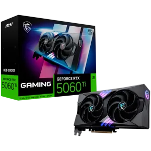 MSI Video Card Nvidia GeForce RTX 5060 Ti 8G GAMING OC, 8GB GDDR7, 128bit, Effective Memory Clock: 28000MHz, Boost: 2647 MHz, 4608 CUDA Cores, PCIe 5.0, 3x DP 2.1b, HDMI 2.1b, RAY TRACING, Dual Fan, 1x16pin, 600W Recommended PSU, 3Y