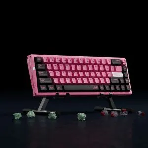 ATK професионална геймърска механична клавиатура Professional Gaming Mechanical Keyboard RS6 Ultra - 8K, TTC RGB Magneto [Linear] - Sakura Warrior