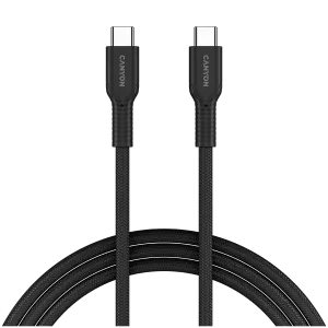 CANYON cable OnWire 60CL C-C 60W COLOR Braided 1m Black