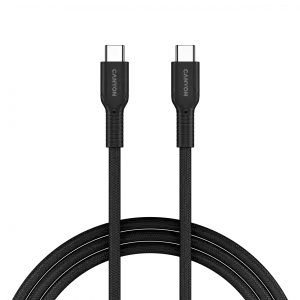 CANYON cable OnWire 60CL C-C 60W COLOR Braided 1m Black