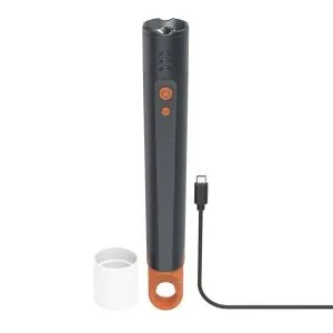 Hama “FLX1200-C” LED Torch, Rechargeable, Shockproof, Alu, 4 Modes + SOS, Zoom