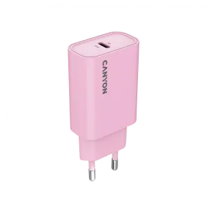 CANYON charger OnCharge 30CL Max Power 30W 1xPD EU Pink