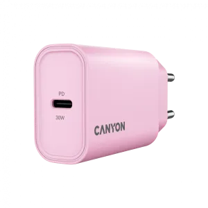 CANYON charger OnCharge 30CL Max Power 30W 1xPD EU Pink