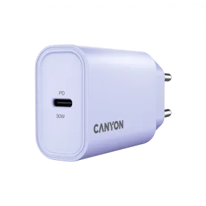 CANYON charger OnCharge 30CL Max Power 30W 1xPD EU Purple