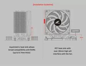Cooler procesor Zalman Cooler CPU CNPS10X PERFORMA BLACK