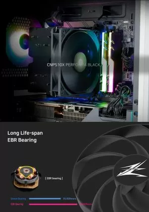 Cooler procesor Zalman Cooler CPU CNPS10X PERFORMA BLACK