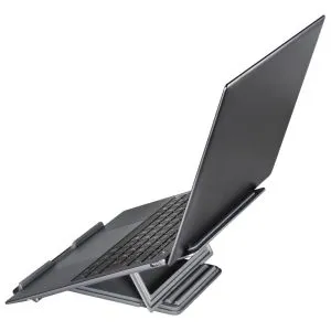 Hama "Metal" Laptop Stand, 4-stage Tilt, Folding, up to 40 cm (15.6"), grey