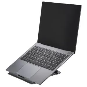 Hama "Metal" Laptop Stand, 4-stage Tilt, Folding, up to 40 cm (15.6"), grey