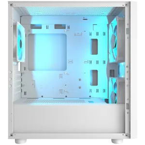 COUGAR UNIFACE MINI RGB, PC Case, Mini Tower, White