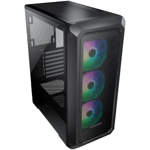 COUGAR Archon 2 Mesh RGB PC Case, Mid Tower, Black