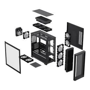 Gamemax Case mATX - DEFENDER MB - Addressable RGB