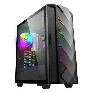 Gamemax Case EATX - Diamond COC Black - Addressable RGB