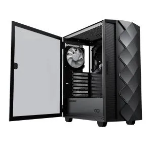 Gamemax Case EATX - Diamond COC Black - Addressable RGB