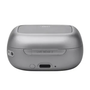 Блутут слушалки-тапи JBL Live Beam 3 - Сребрист