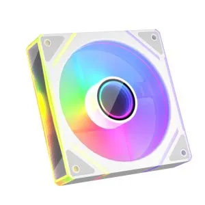 1stPlayer Fan 120mm FC7-WH - Infinity Mirror ARGB - White