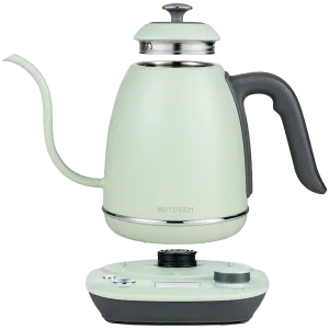 BUYDEEM Electric Gooseneck Coffee Kettle, model K821, color Cozy Greenish EU