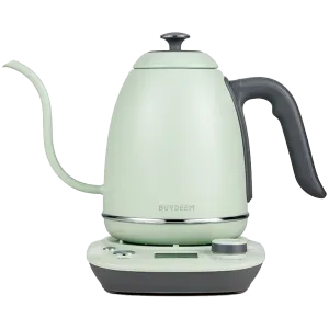 BUYDEEM Electric Gooseneck Coffee Kettle, model K821, color Cozy Greenish EU
