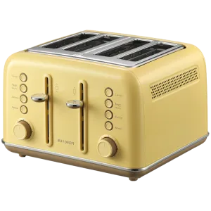 BUYDEEM 4 Slice Toaster, model DT640E, color Mellow Yellow, EU