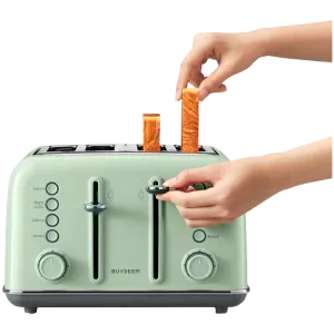 BUYDEEM 4 Slice Toaster, model DT640E, color Cozy Greenish, EU